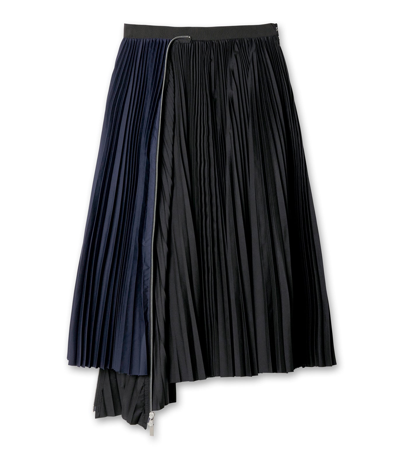 Cotton Poplin Zipper Skirt