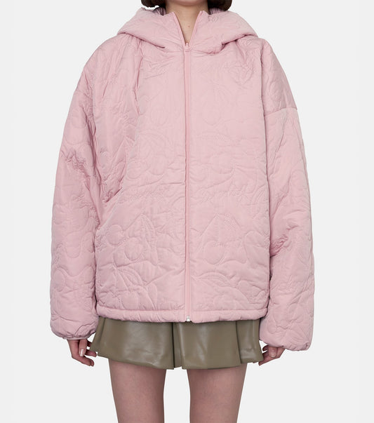 Cherry Reversible Puffer