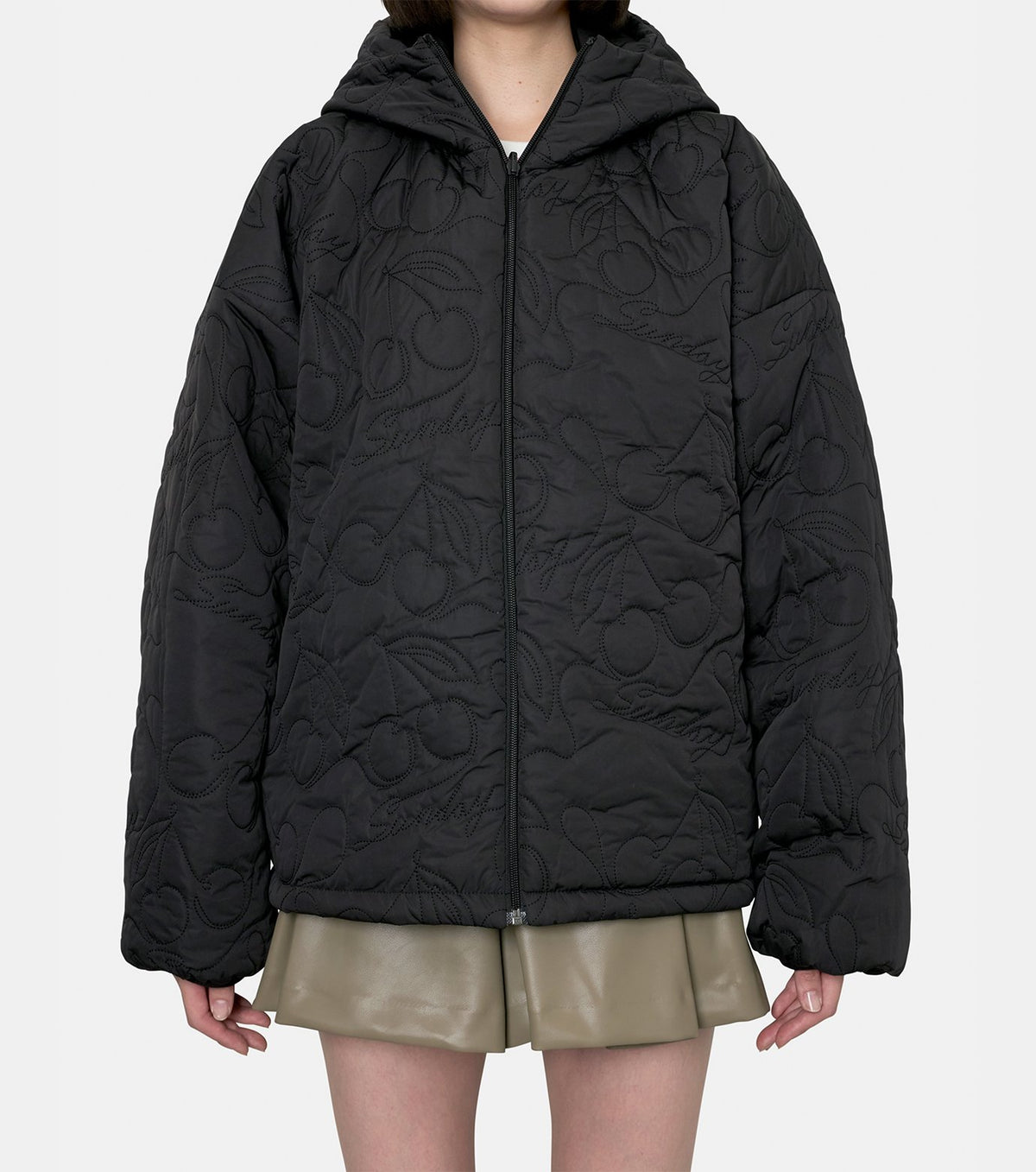 Cherry Reversible Puffer