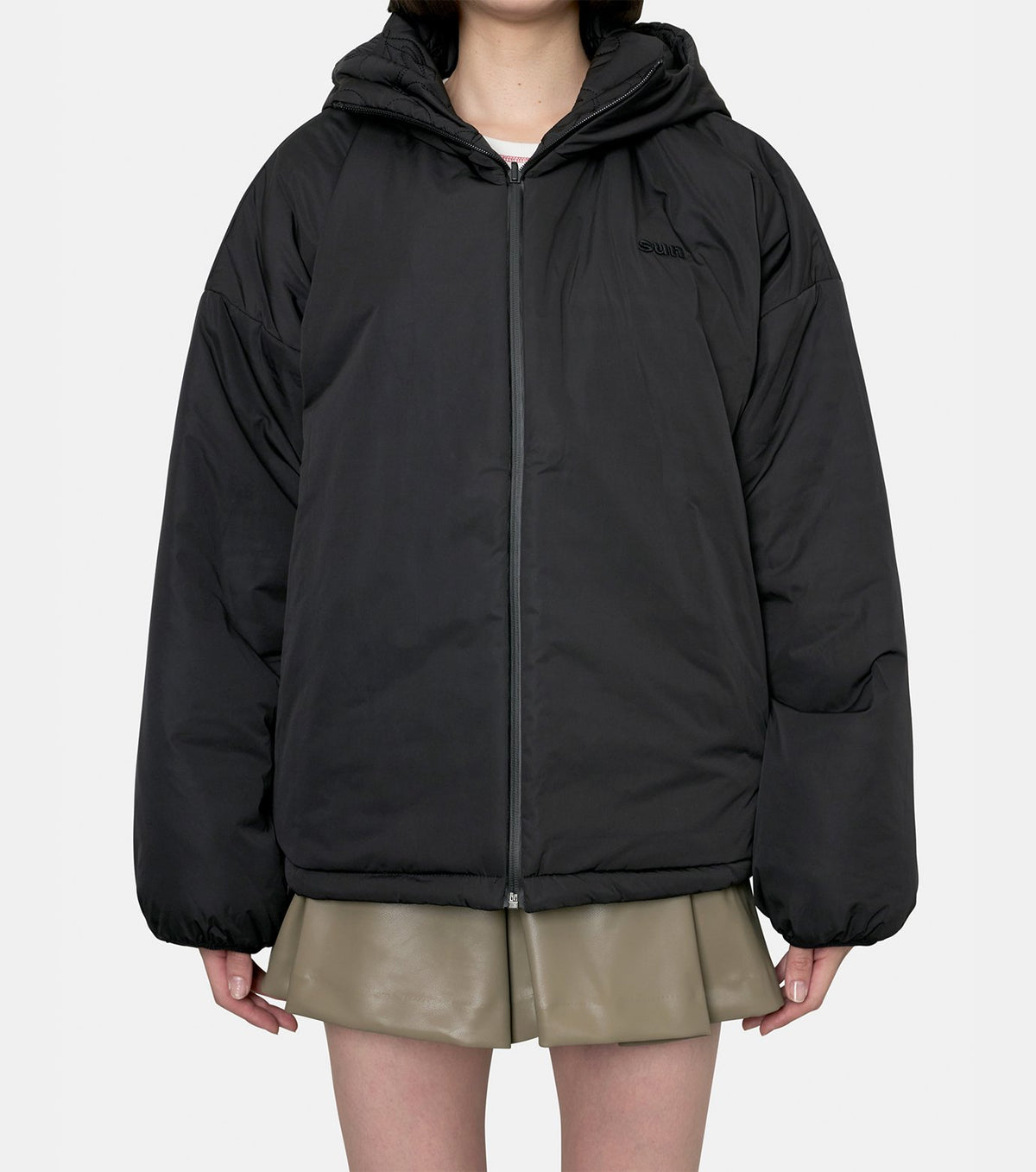Cherry Reversible Puffer