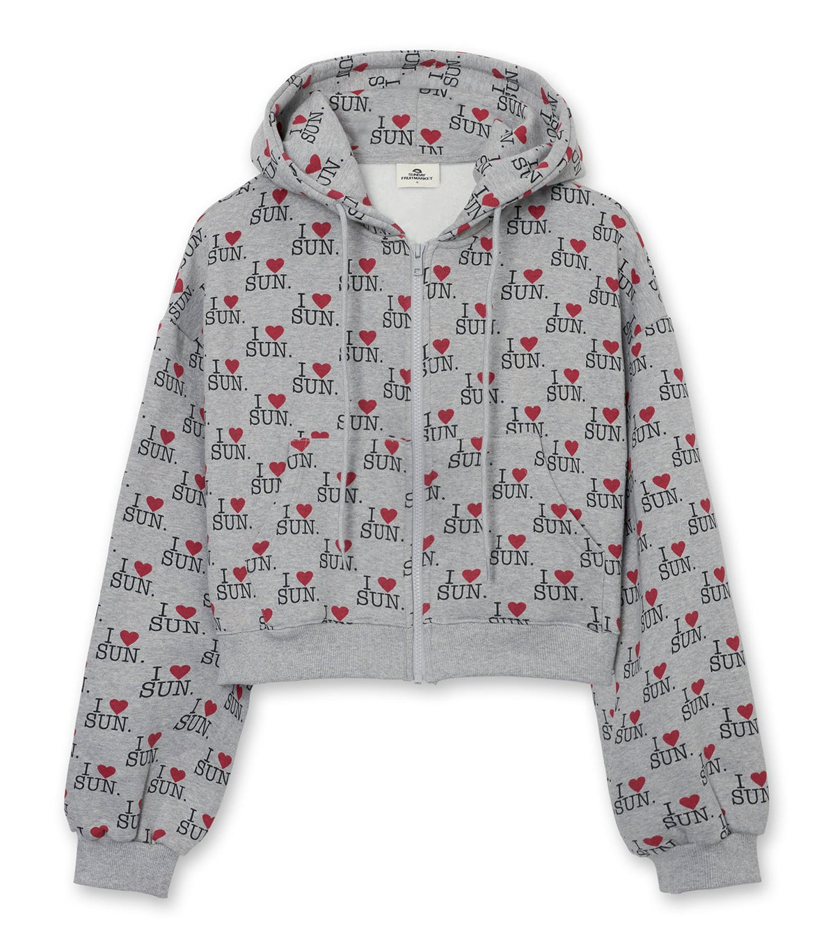 I Love Sun Zip Hoodie