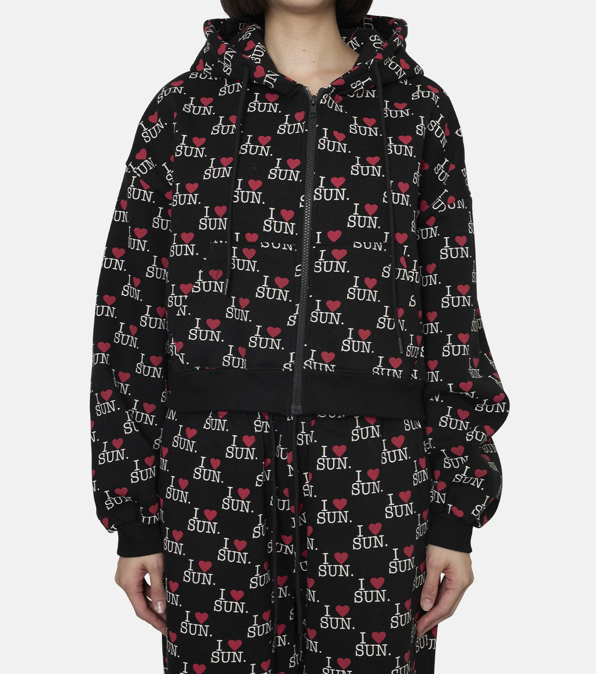 I Love Sun Zip Hoodie