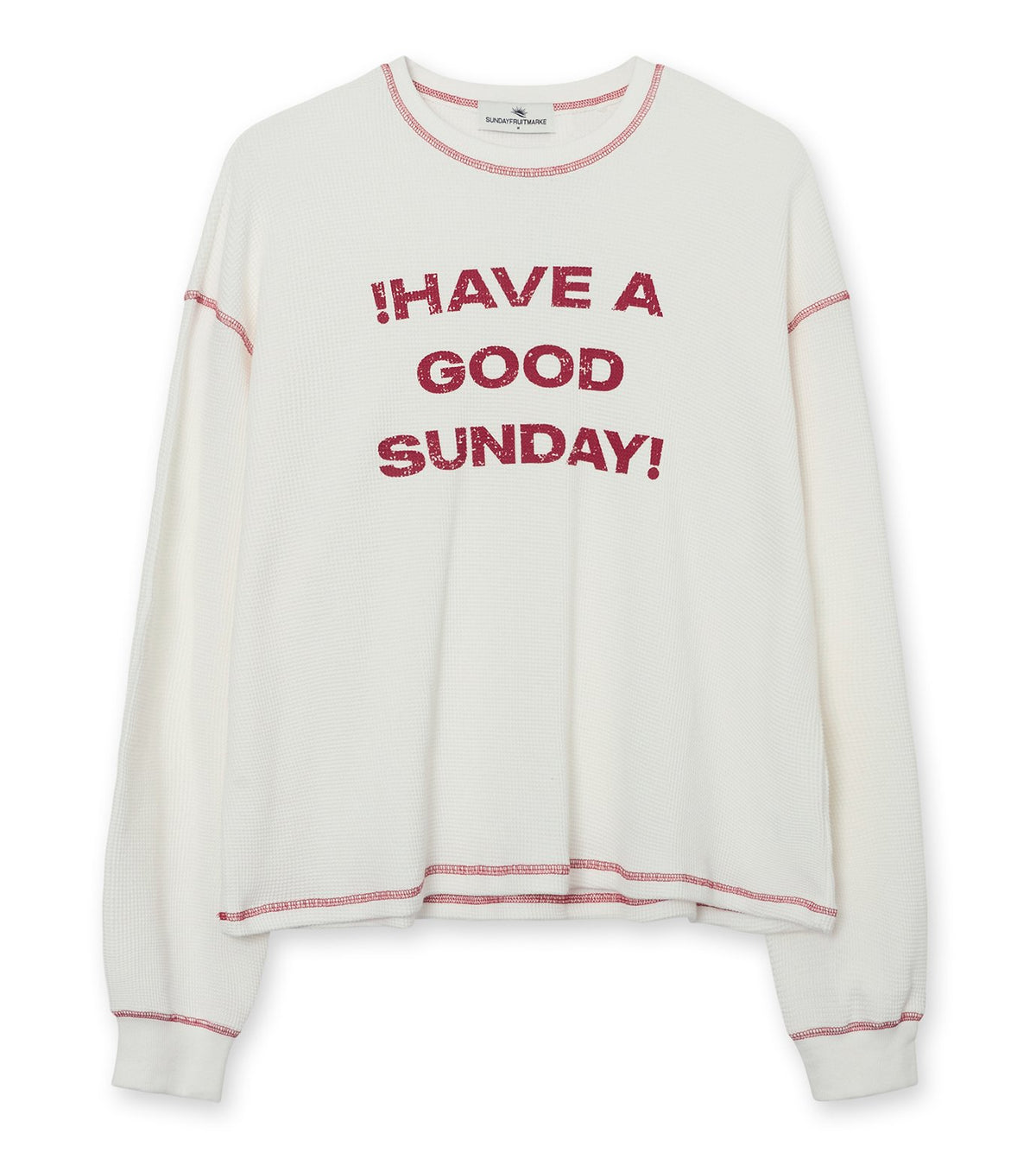 Good Sunday Waffle LS Tee