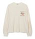 Sun Peach Waffle LS Tee
