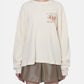 Sun Peach Waffle LS Tee