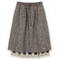 Tweed Training Midi Skirt