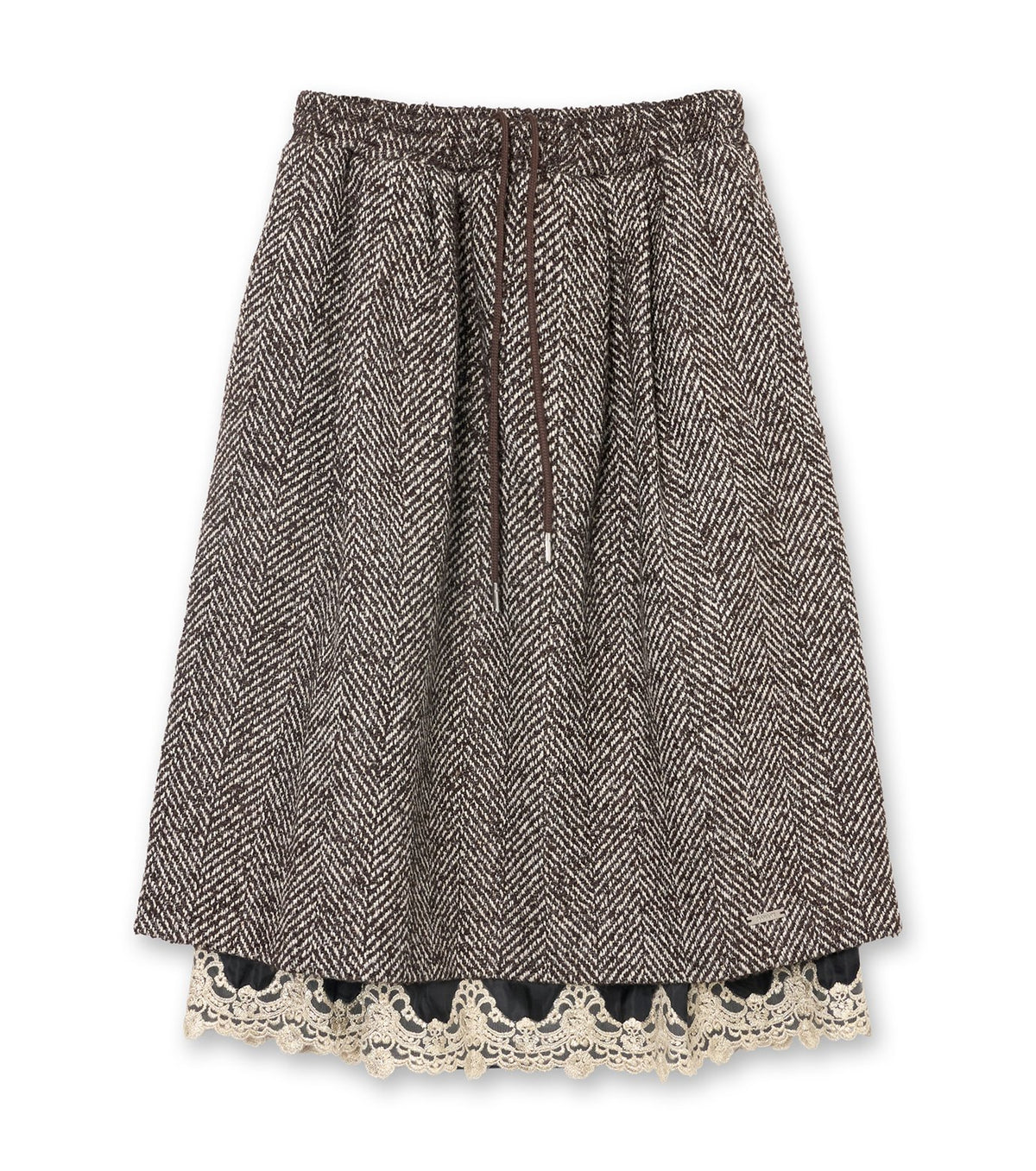 Tweed Training Midi Skirt