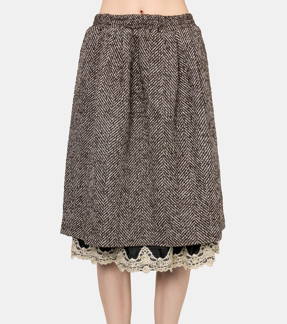 Tweed Training Midi Skirt