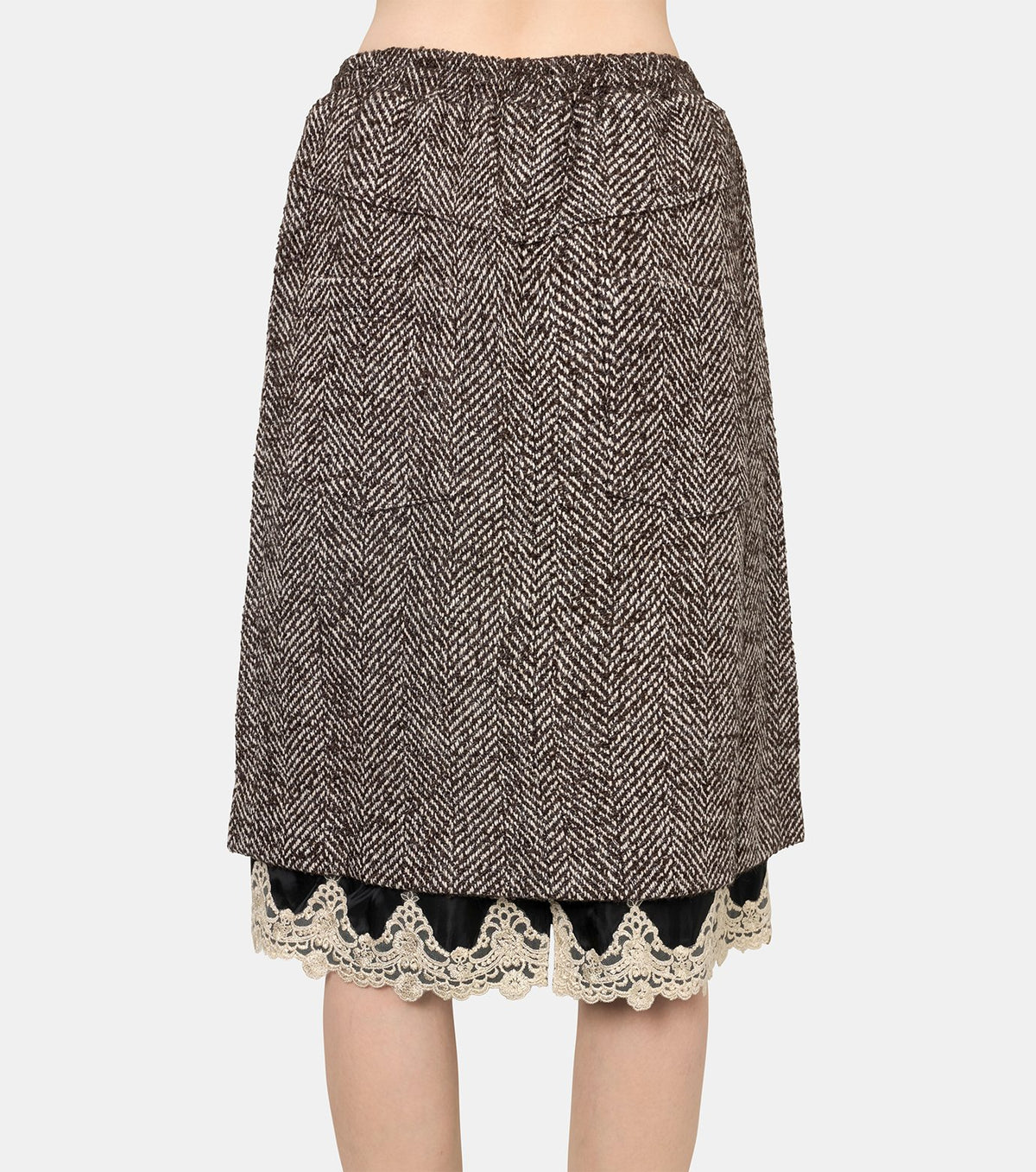 Tweed Training Midi Skirt