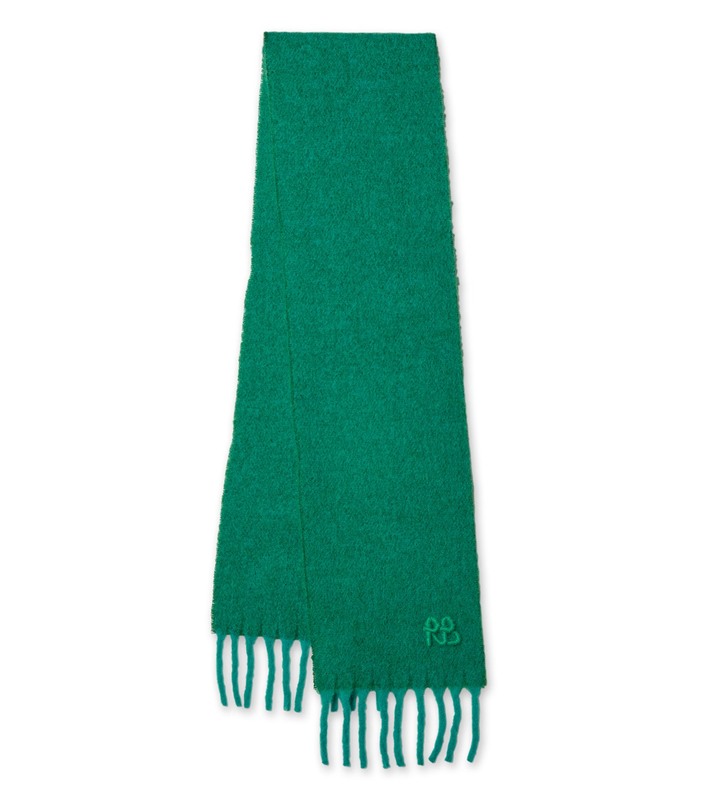 Logo Fringed Scarf