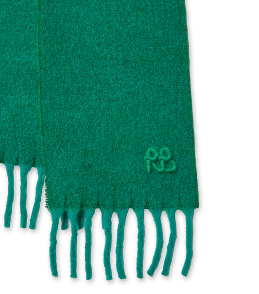 Logo Fringed Scarf