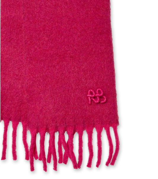 Logo Fringed Scarf