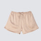 Silk Shorts Pink Beige
