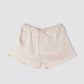 Silk Shorts Pearl White