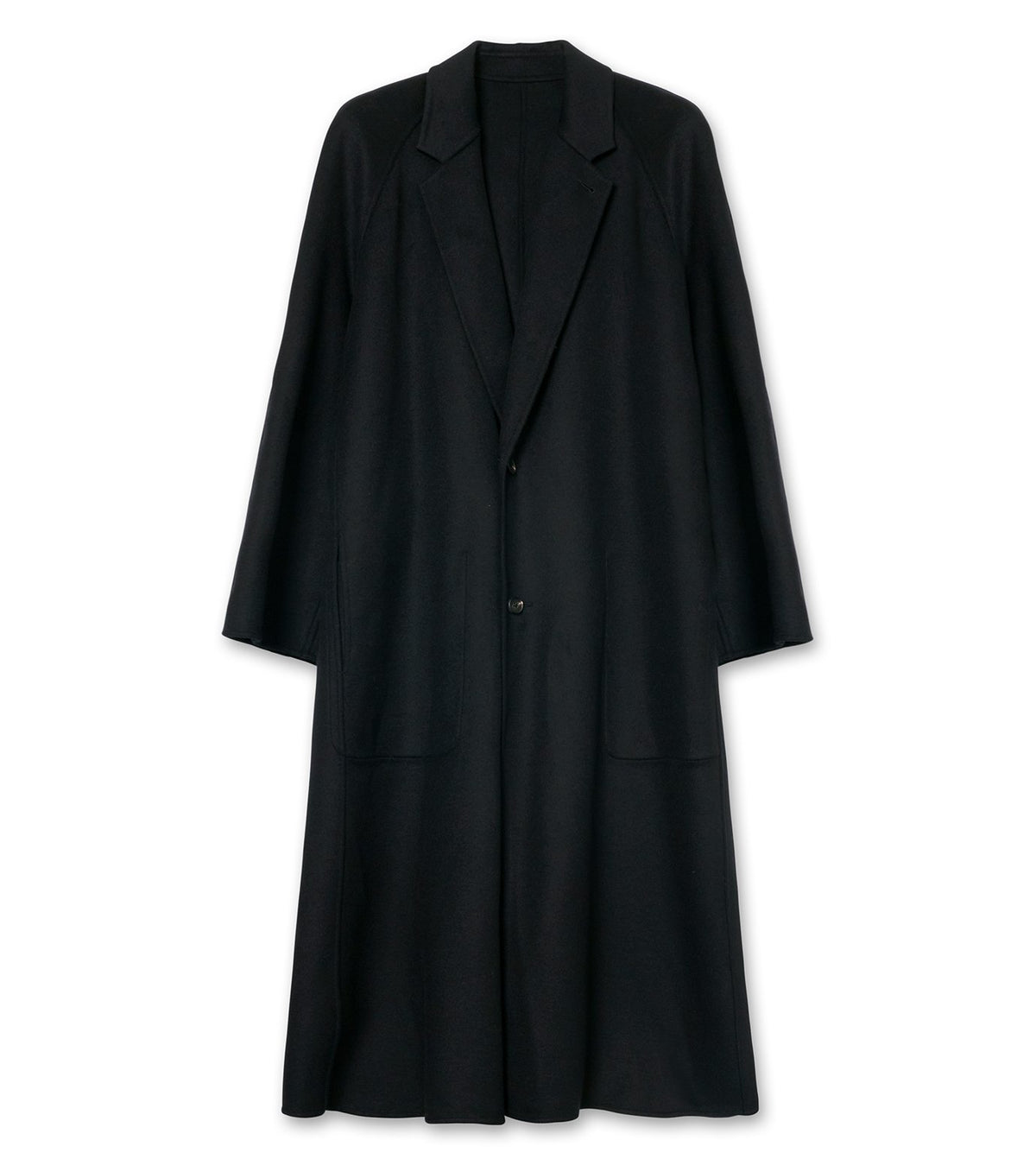 W/CA DOUBLE FACE NOTCH LAPEL COAT
