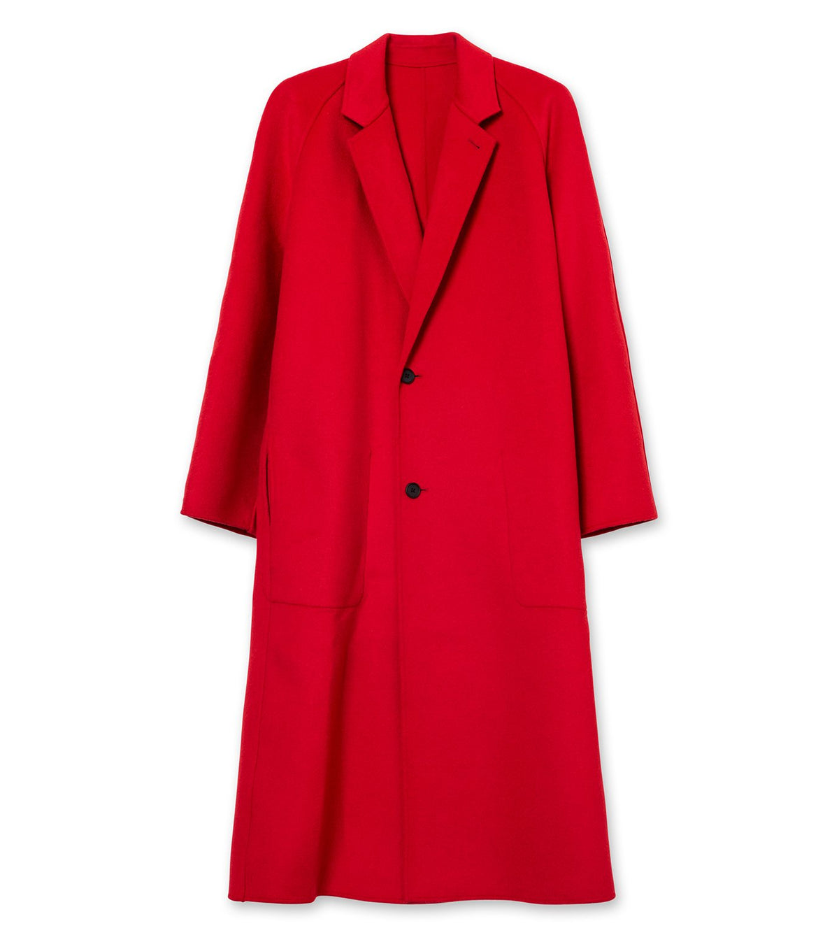 W/CA DOUBLE FACE NOTCH LAPEL COAT