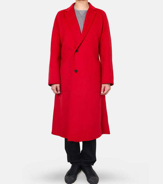 W/CA DOUBLE FACE NOTCH LAPEL COAT