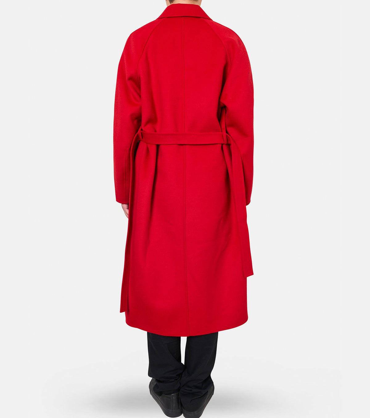 W/CA DOUBLE FACE NOTCH LAPEL COAT