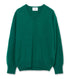 PURE CASHMERE KNIT V NECK LS