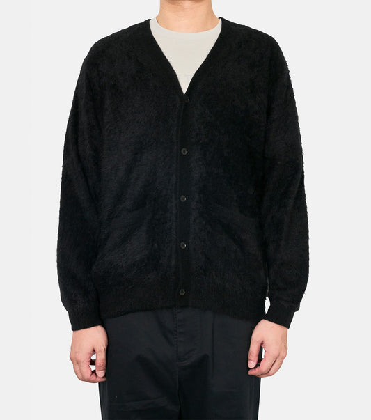 CASHMERE SHAGGY CARDIGAN
