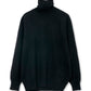EXTRA FINE WOOL KNIT TURTLE NECK LS
