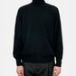EXTRA FINE WOOL KNIT TURTLE NECK LS
