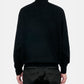 EXTRA FINE WOOL KNIT TURTLE NECK LS