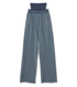 BLUE WOMENS WASHED LAYERED LOUNGE PA