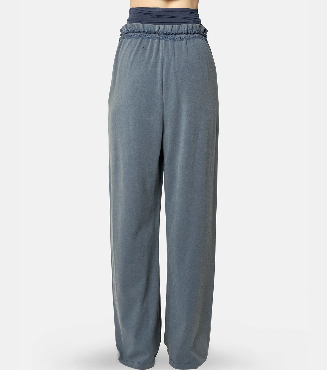 BLUE WOMENS WASHED LAYERED LOUNGE PA