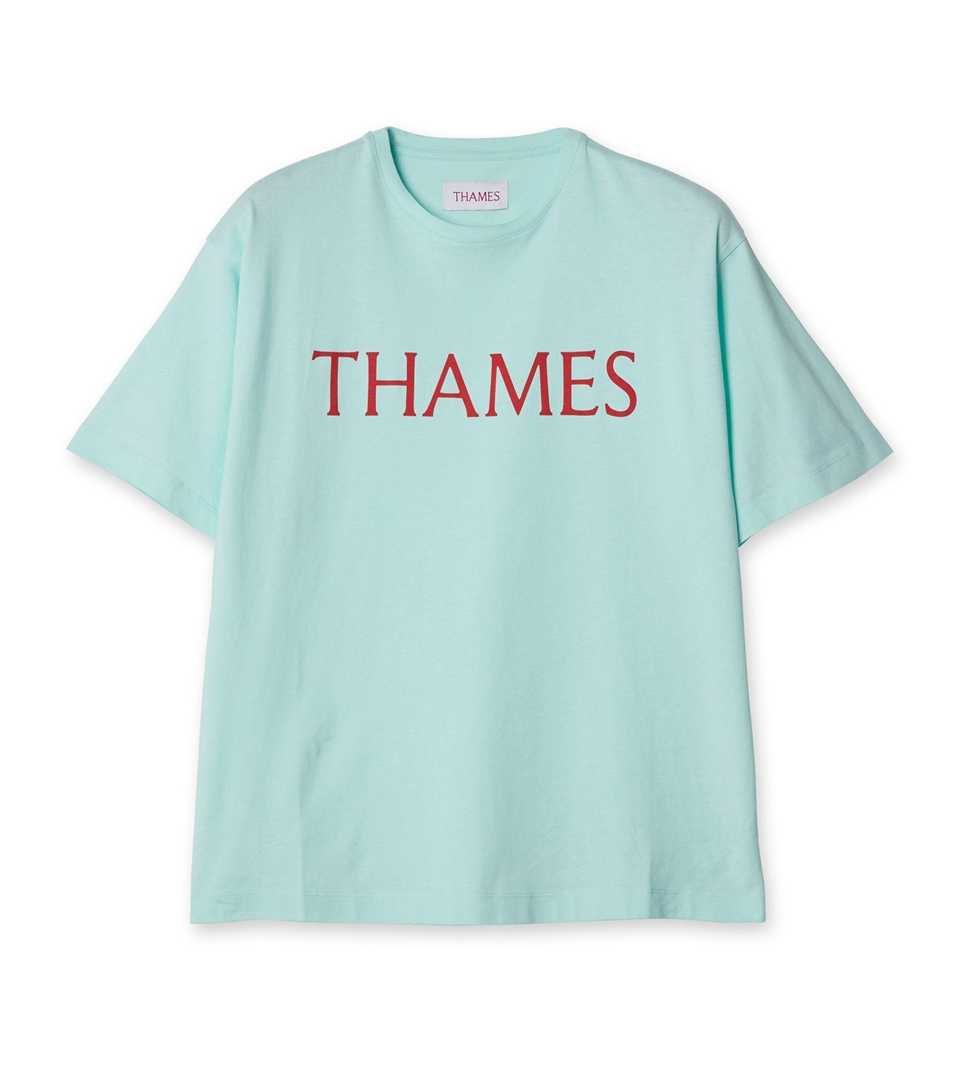 LETTERS TEE AQUA