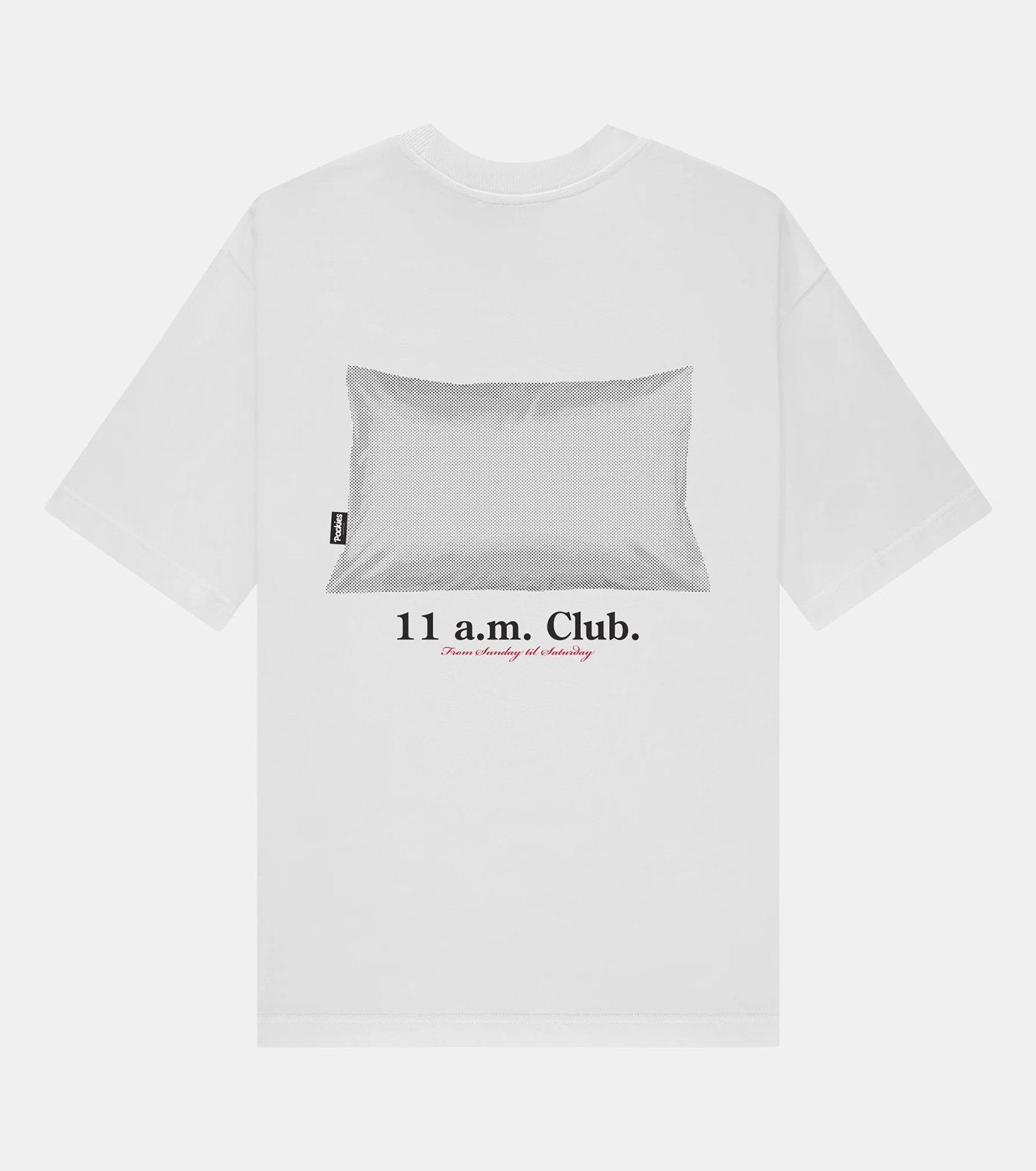 11 a.m. Club Pillow Tee - White