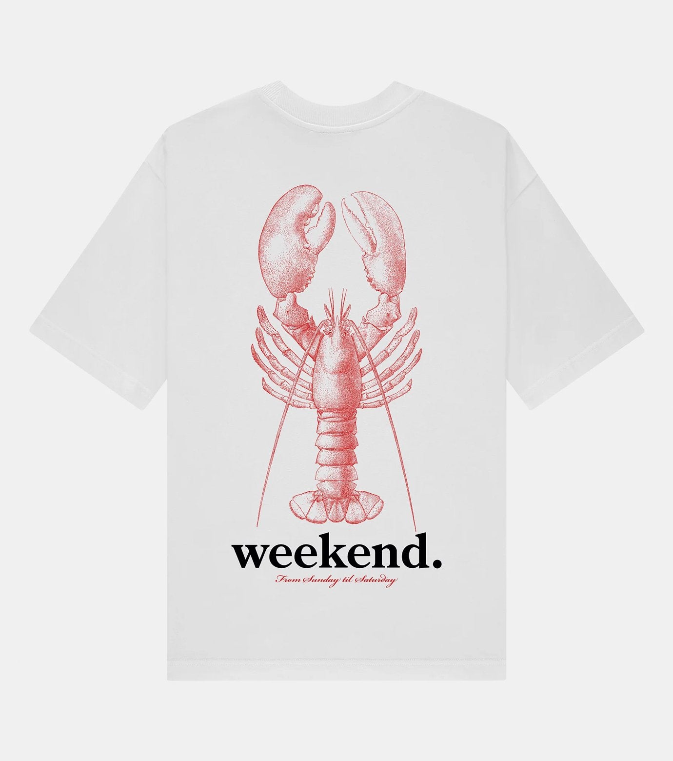 Lobster Weekend Tee - White