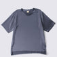 Silk Satin Pullover Charcoal Gray