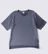 Silk Satin Pullover Charcoal Gray