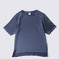 Silk Satin Pullover Elegant Navy