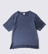 Silk Satin Pullover Elegant Navy