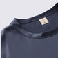 Silk Satin Pullover Elegant Navy