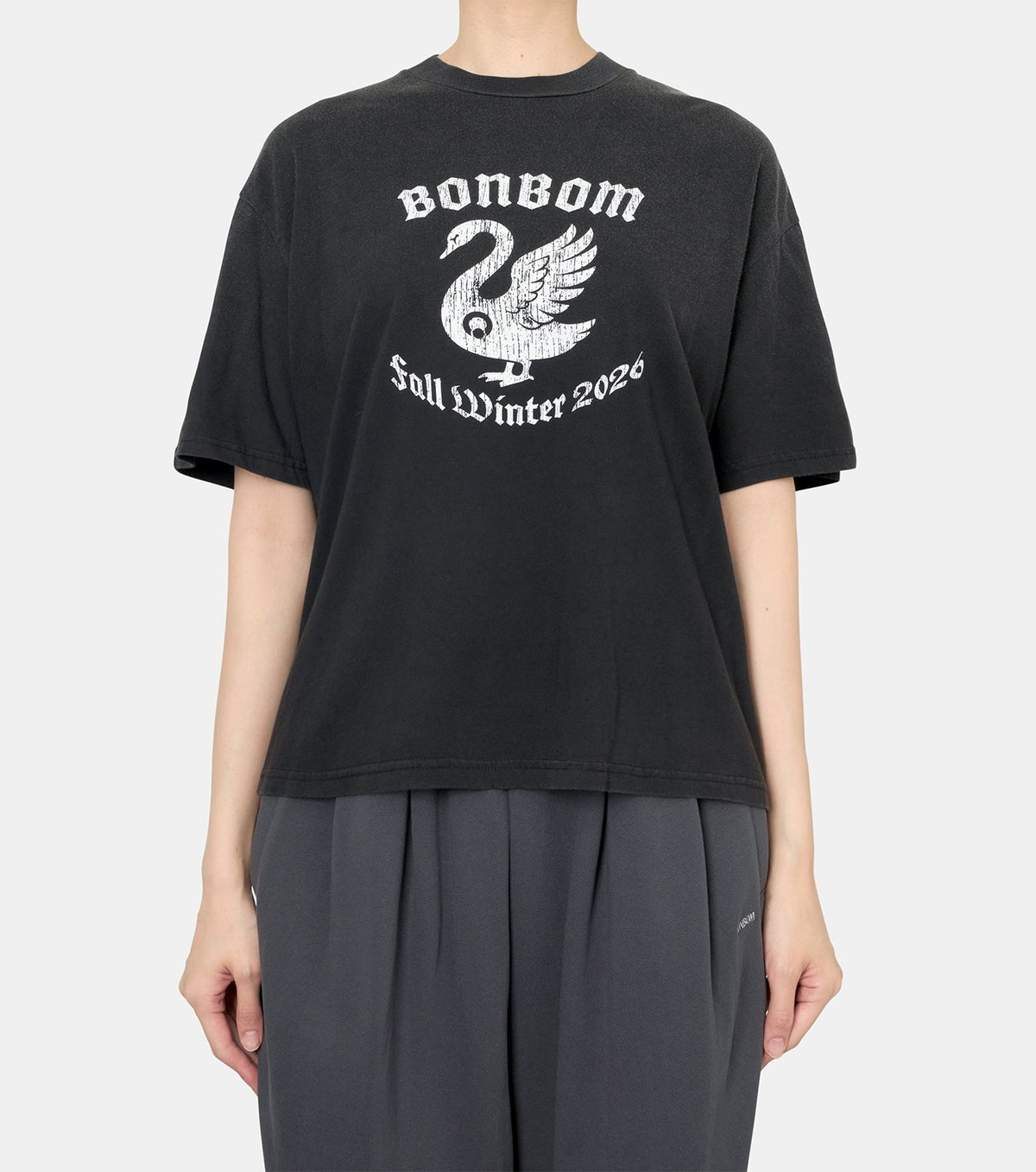 Swan Vintage Effect Tshirt