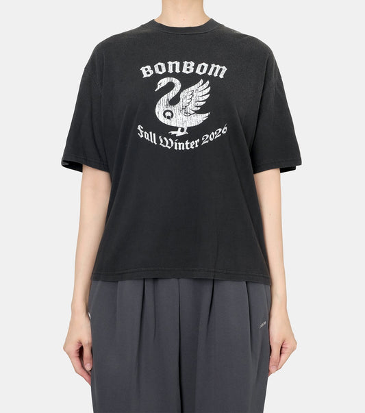Swan Vintage Effect Tshirt