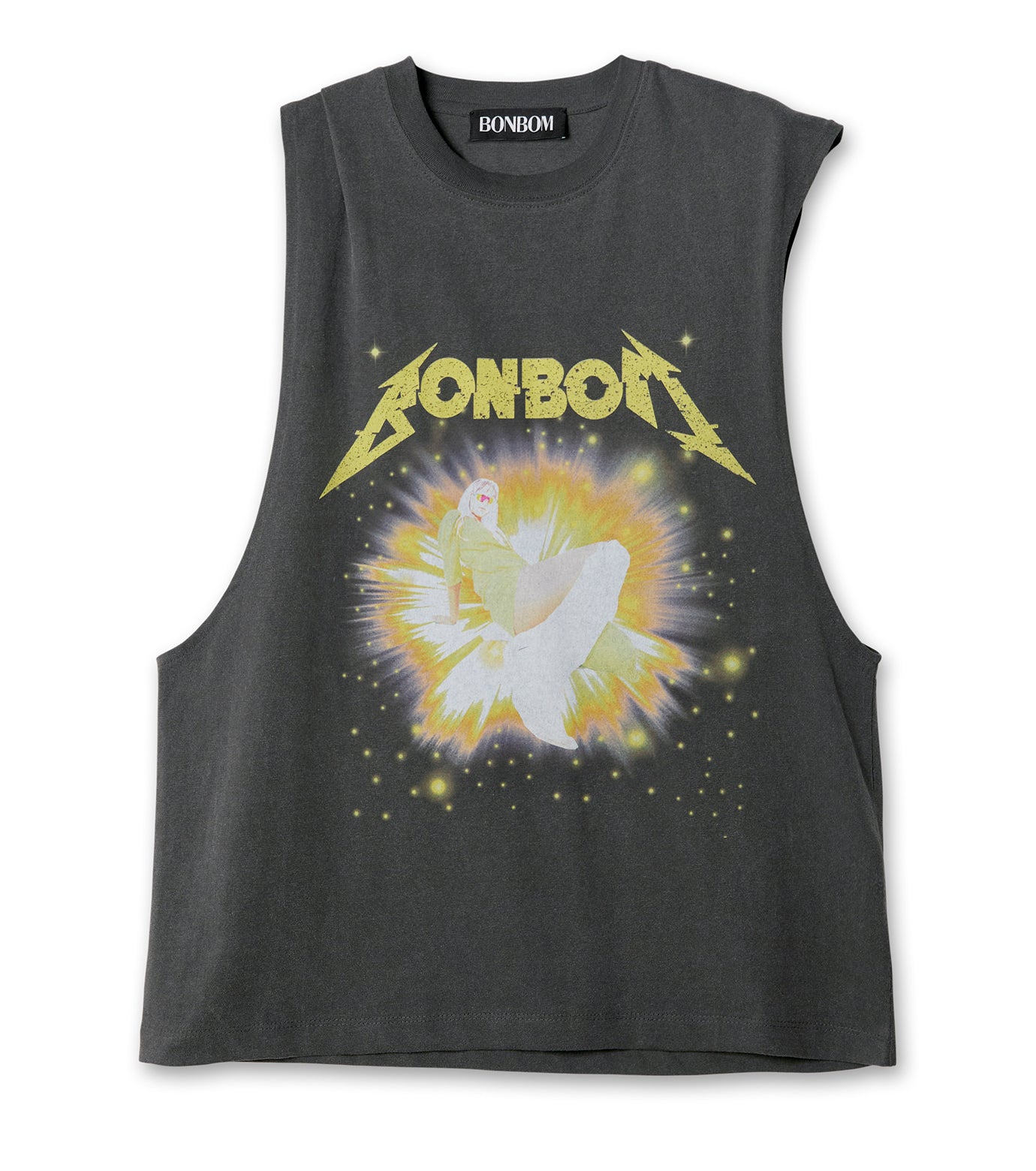 Graphic Sleeveless T-shirt