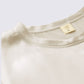 Silk Satin Pullover Perl White