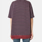 PINK STRIPE LAYERED T-SHIRT