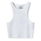 Cropped Racing Tank Top