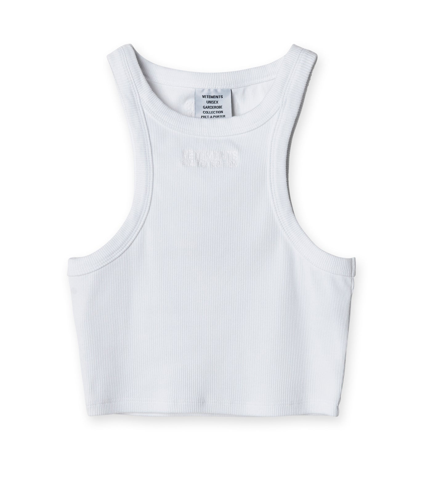 Cropped Racing Tank Top