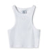 Cropped Racing Tank Top