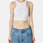 Cropped Racing Tank Top