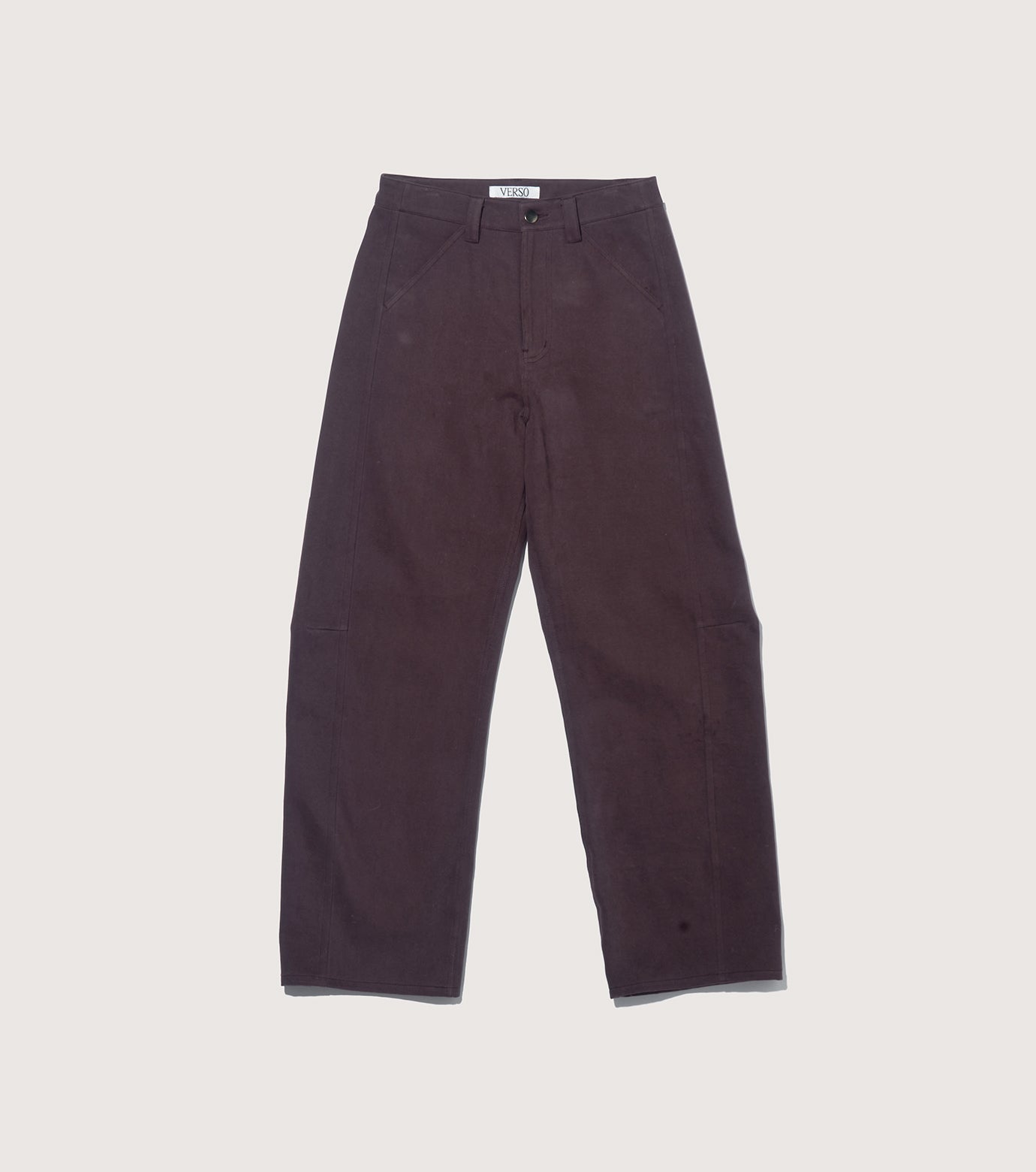 Wide Fit Twill Cotton Pants