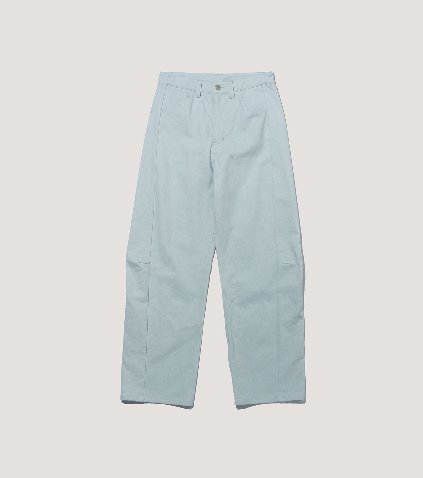 Wide Fit Twill Cotton Pants