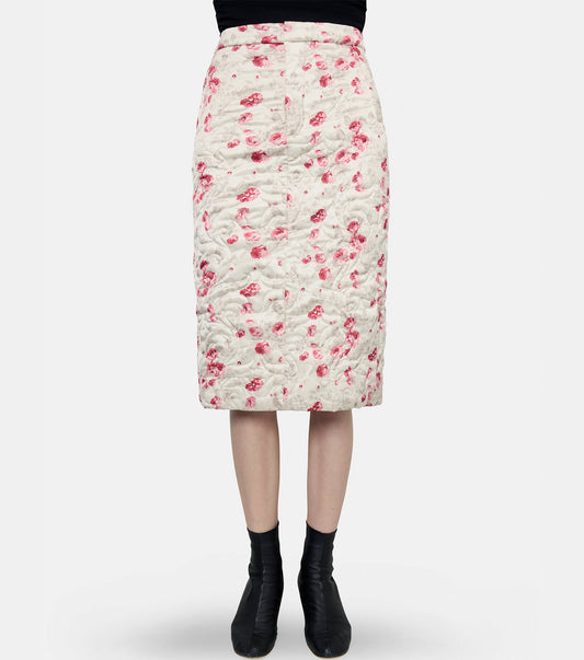 Quilted Midi Skirt