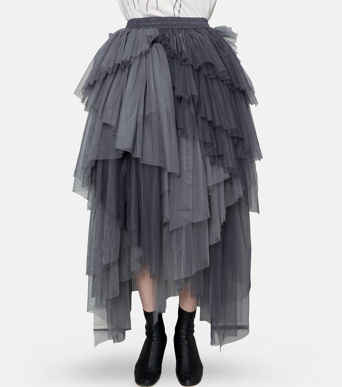 Tulle Volant Skirt